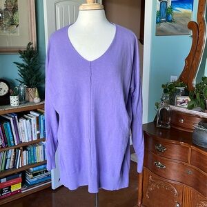 Large purple sweater